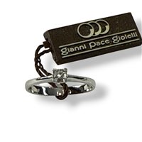 Anello Gianni Pace Donna Solitari in Oro bianco Diamante GPGSL24